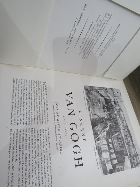 Van Gogh An Express Art Book 16 Beautiful Full Colour Prints 1958