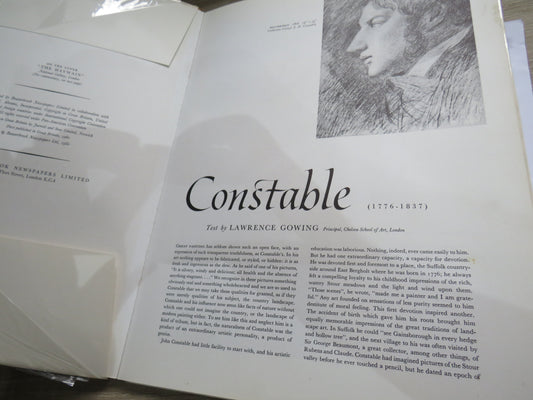 Constable An Express Art Book 16 Beautiful Full Colour Prints 1960