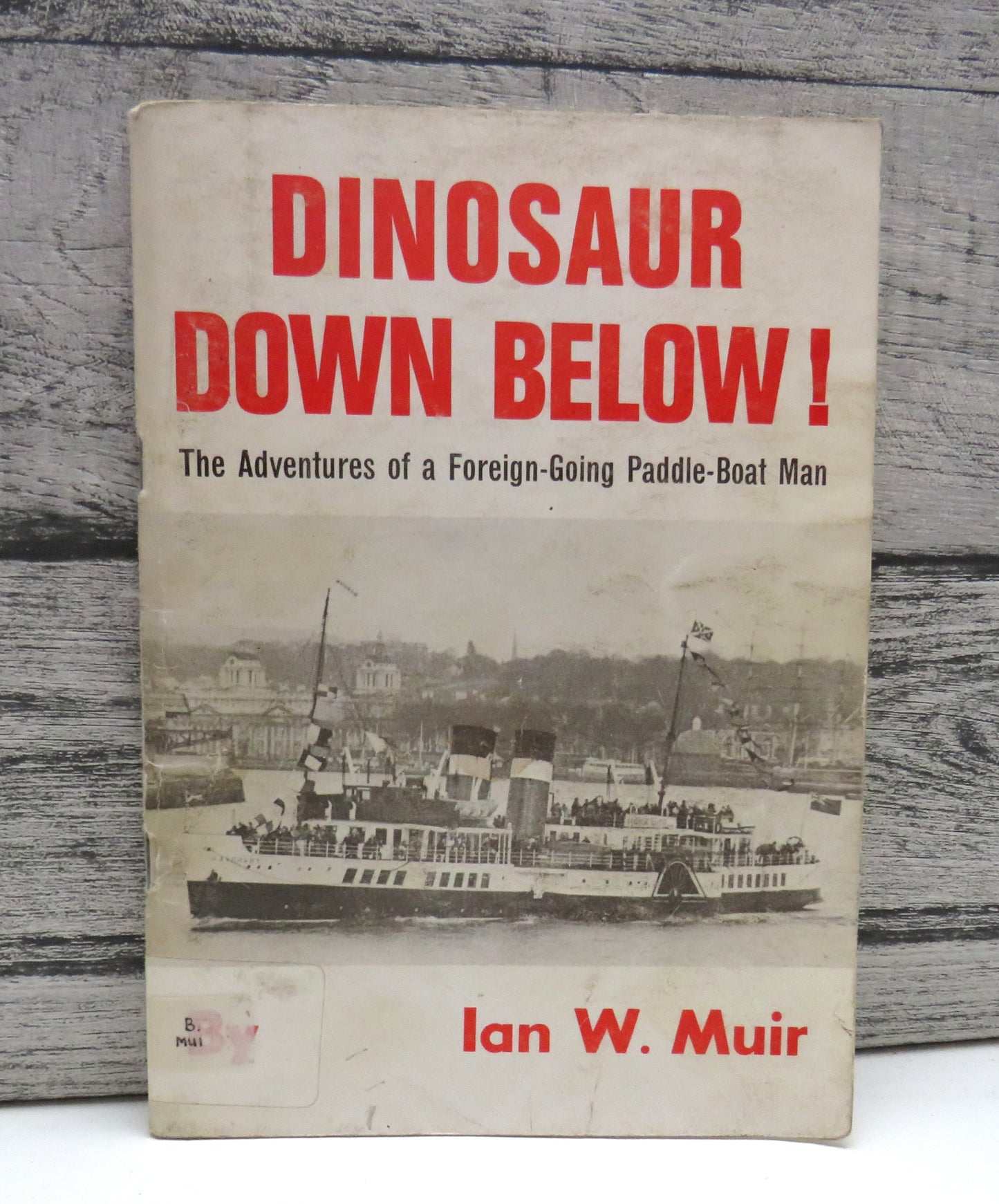 Dinosaur Down Below! The Adventures of a Foreign-Going Paddle-Boat Man by Ian W. Muir (Memoir Book, 1980)