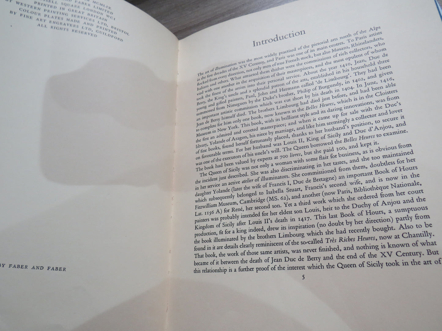 The Rohan Book Of Hours With An Introduction and Notes By Jean Porcher 1959