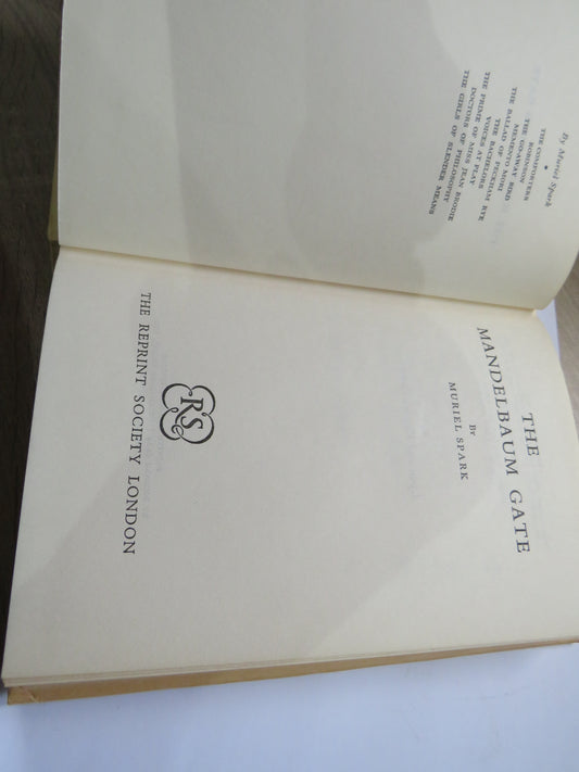 The Mandelbaum Gate By Muriel Spark 1965