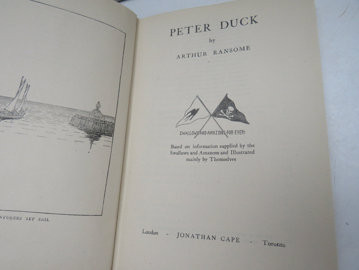 Peter Duck by Arthur Ransome (Children's Adventure Book, 1945)