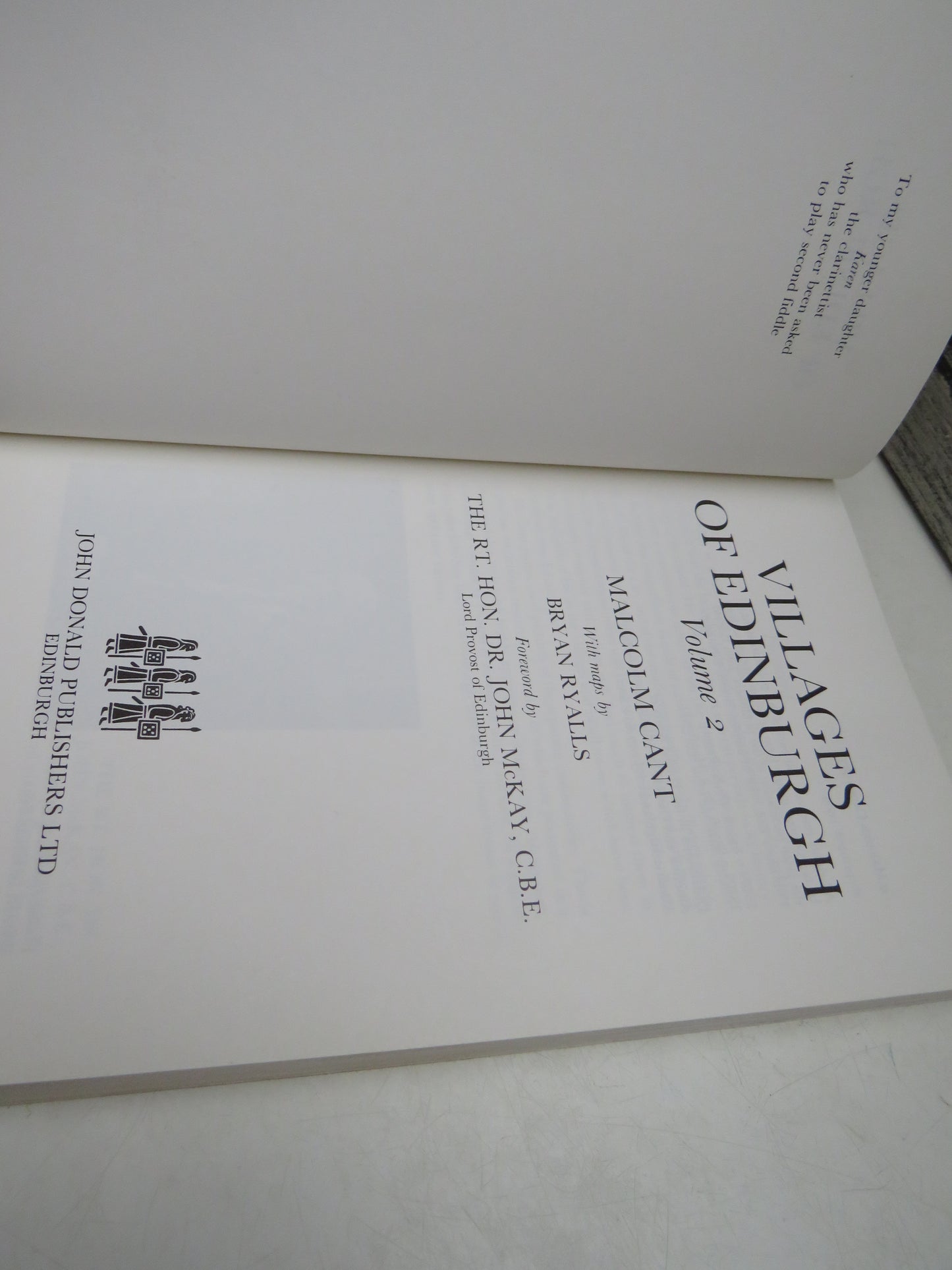 Villages of Edinburgh by Malcolm Cant, Volume 2 (Scottish History Book, 1989)