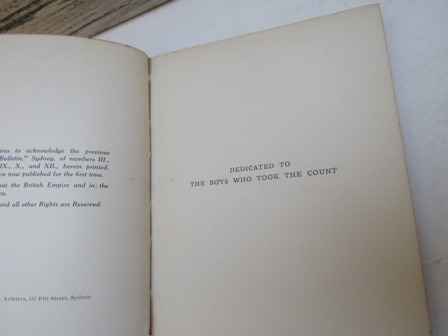 The Moods of Ginger Mick by C. J. Dennis, 1916