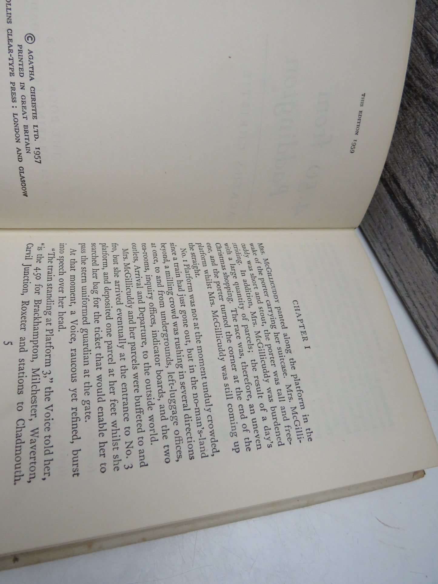 4.50 From Paddington by Agatha Christie (Crime Fiction Book, 1959)