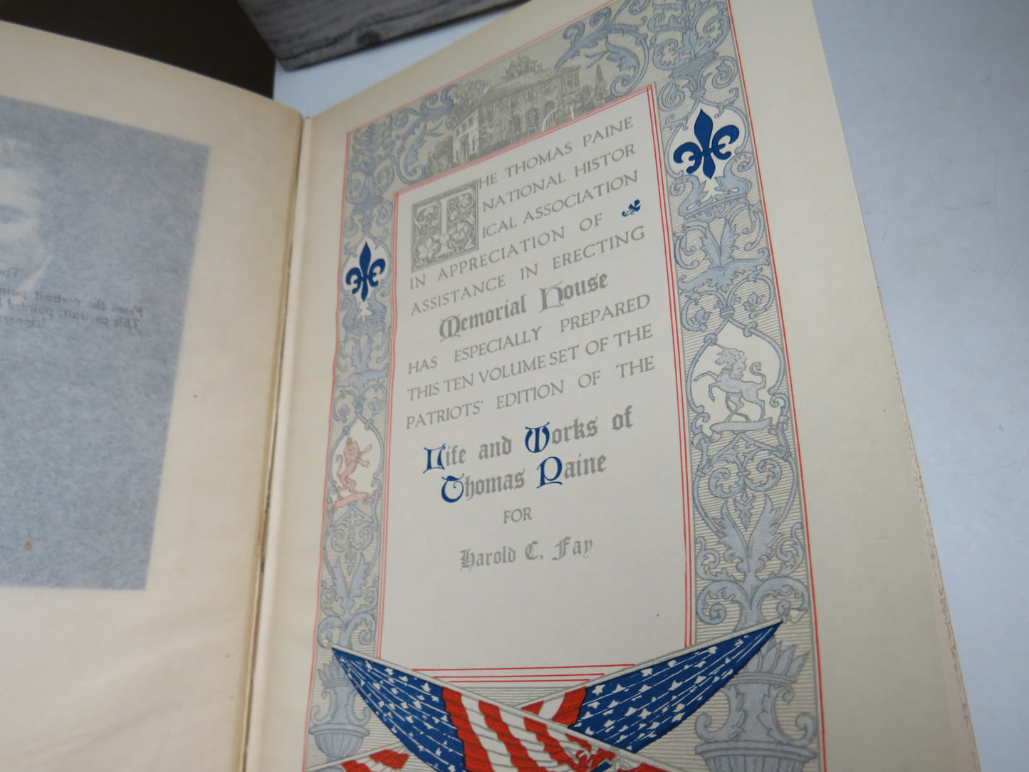 The Life and Works of Thomas Paine edited by William M. Van der Weyde, Complete Set Volumes 1-10, 1925