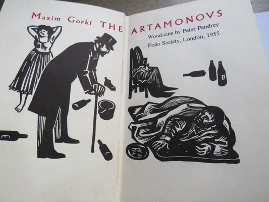 The Artamonovs By Maxim Gorki Wood-Cuts By Peter Pendrey Folio Society, London 1955