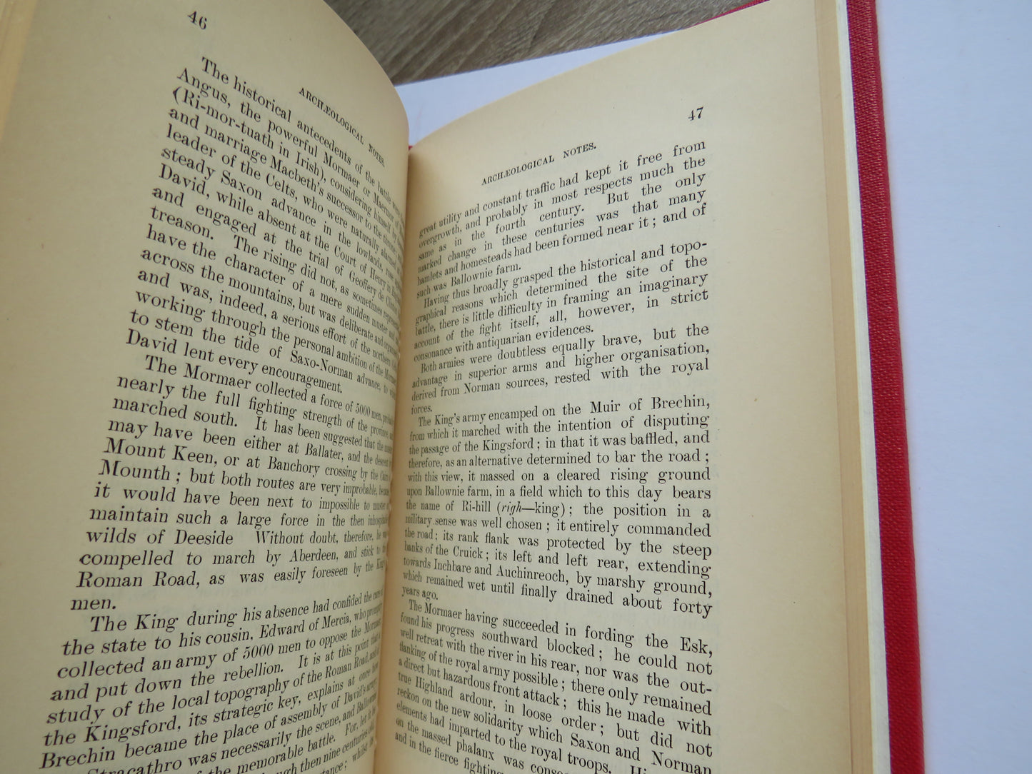 Archaeological Notes On Early Scotland Stracathro District of Strathmore In Angus By William Gerard Don 1896