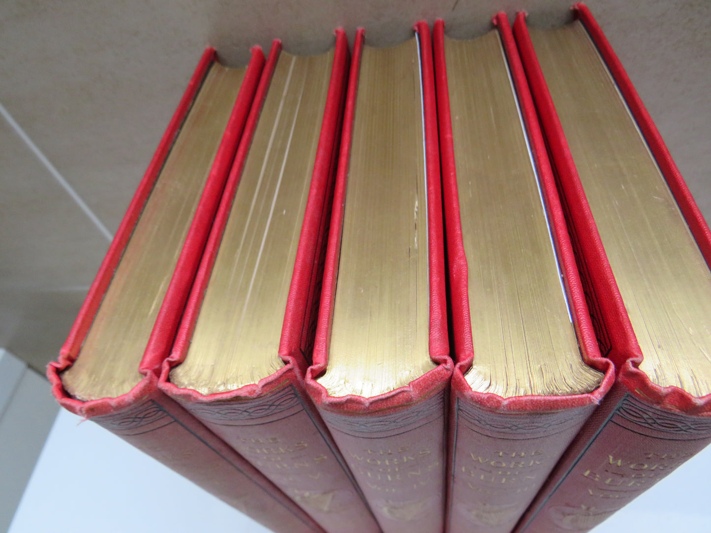 The Works of Robert Burns with a Series of Authentic Pictorial Illustration, Five Volume Set, Edited by Charles Annandale