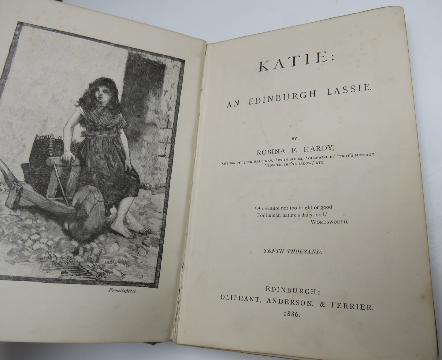 Katie: An Edinburgh Lassie By Robina F. Hardy 1886