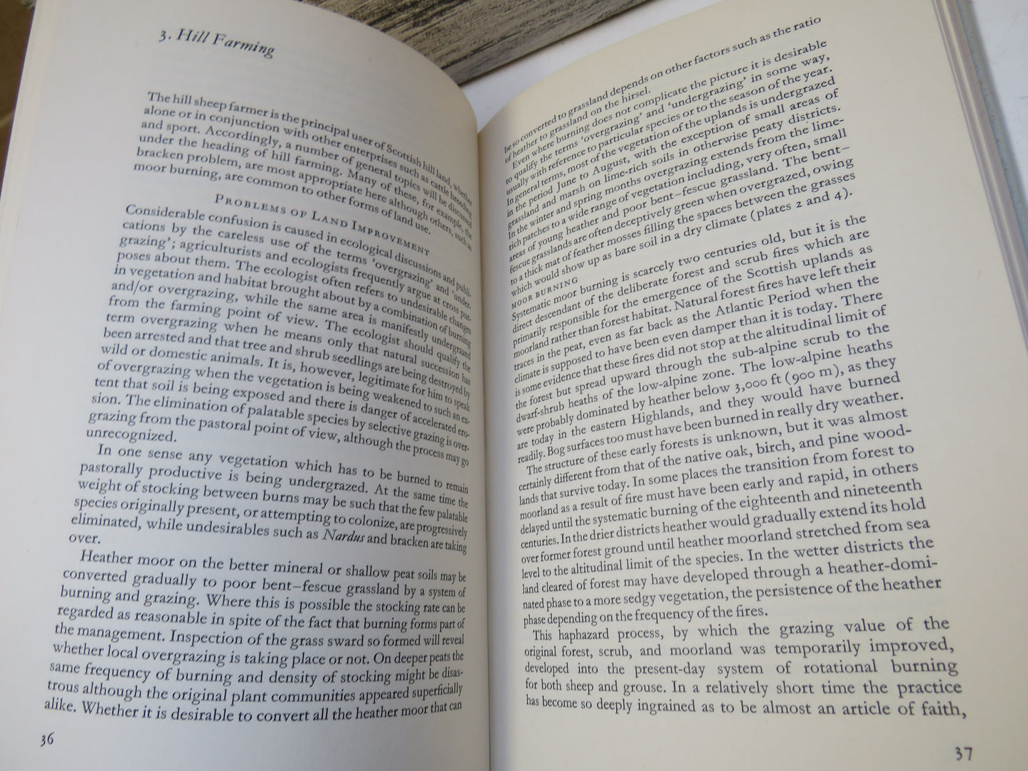 Ecology and Land Use In Upland Scotland By D. N. McVean and J.D. Lockie 1969
