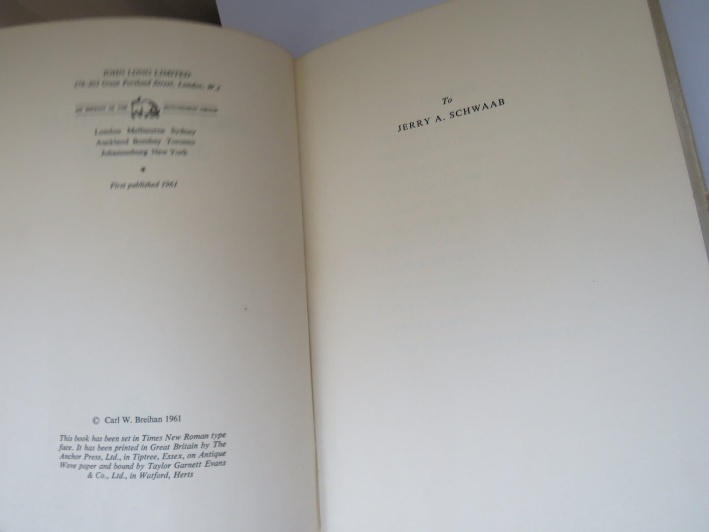 Great Gunfighters Of The West By Carl W. Breihan 1961 1st Edition