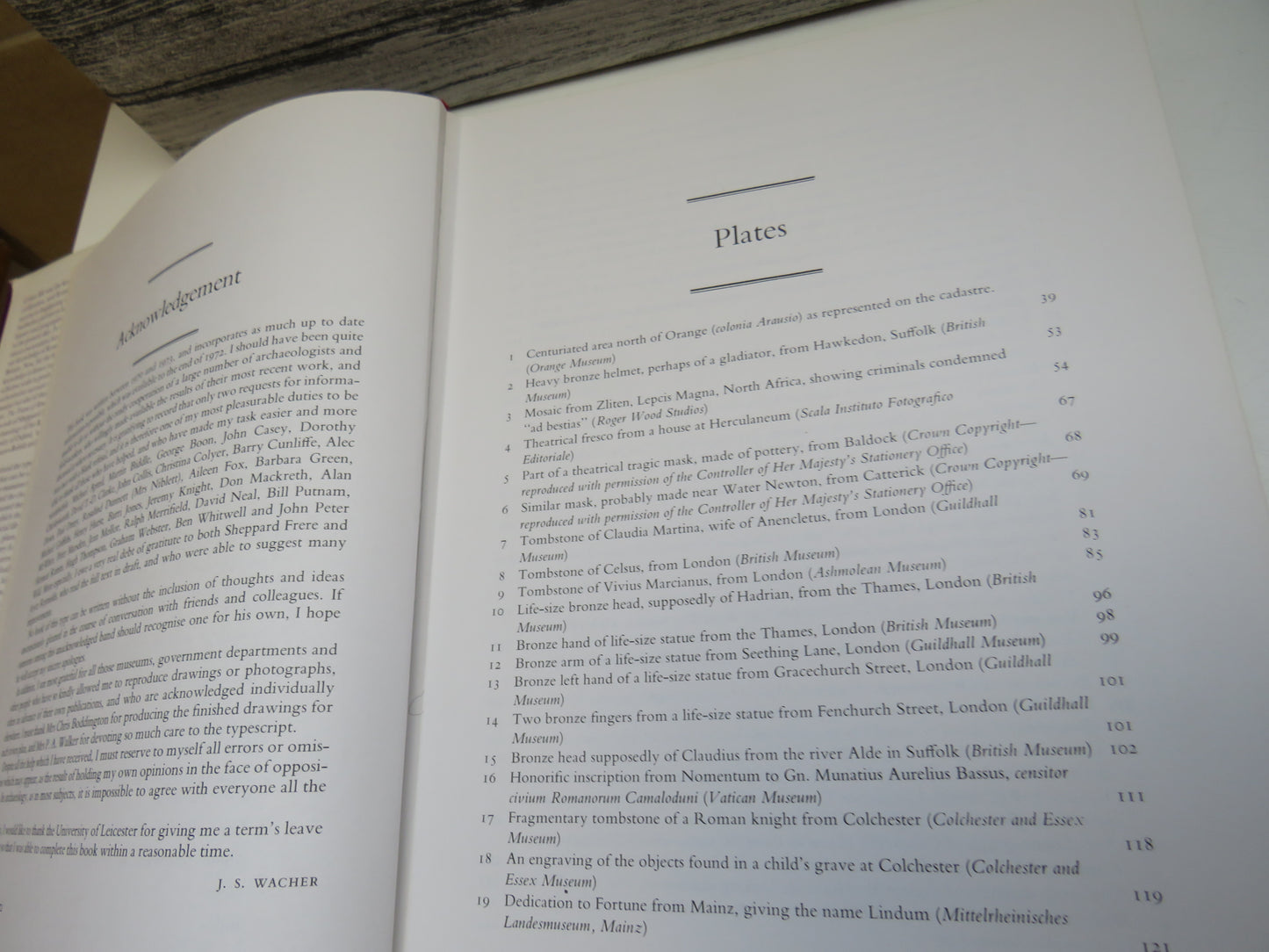 The Towns of Roman Britain by John Wacher (British History Book, 1974)