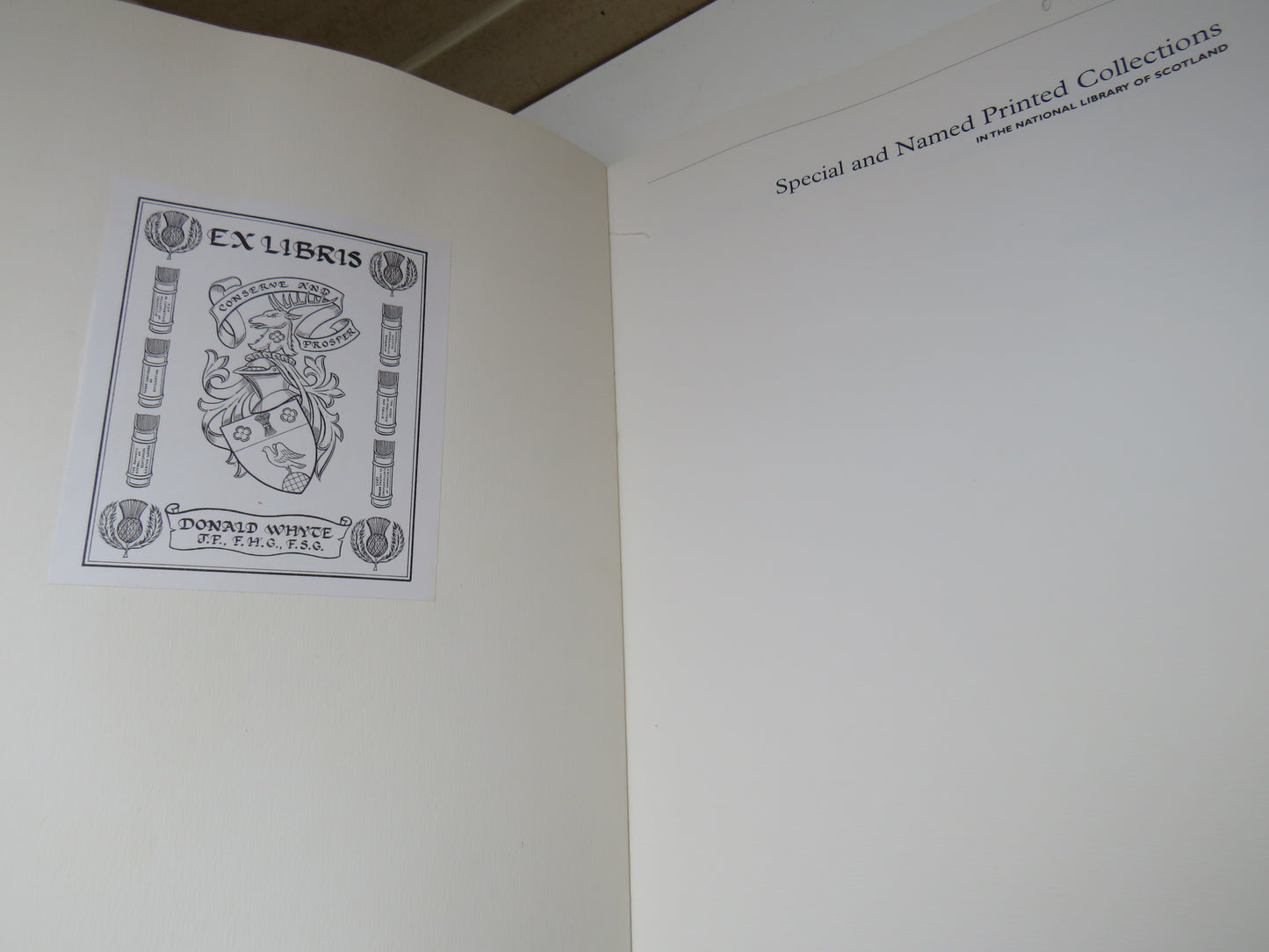 Special and Named Printed Collections in the National Library of Scotland, edited by Graham Hogg, 1999