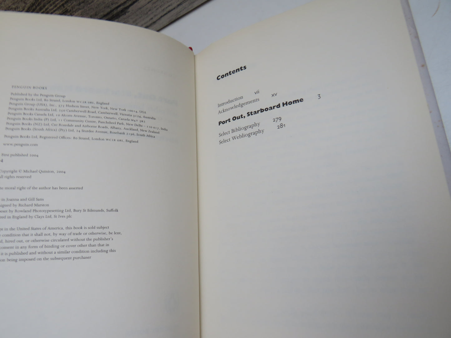 Port Out, Starboard Home and other Language Myths by Michael Quinion (Language Book, 2004)