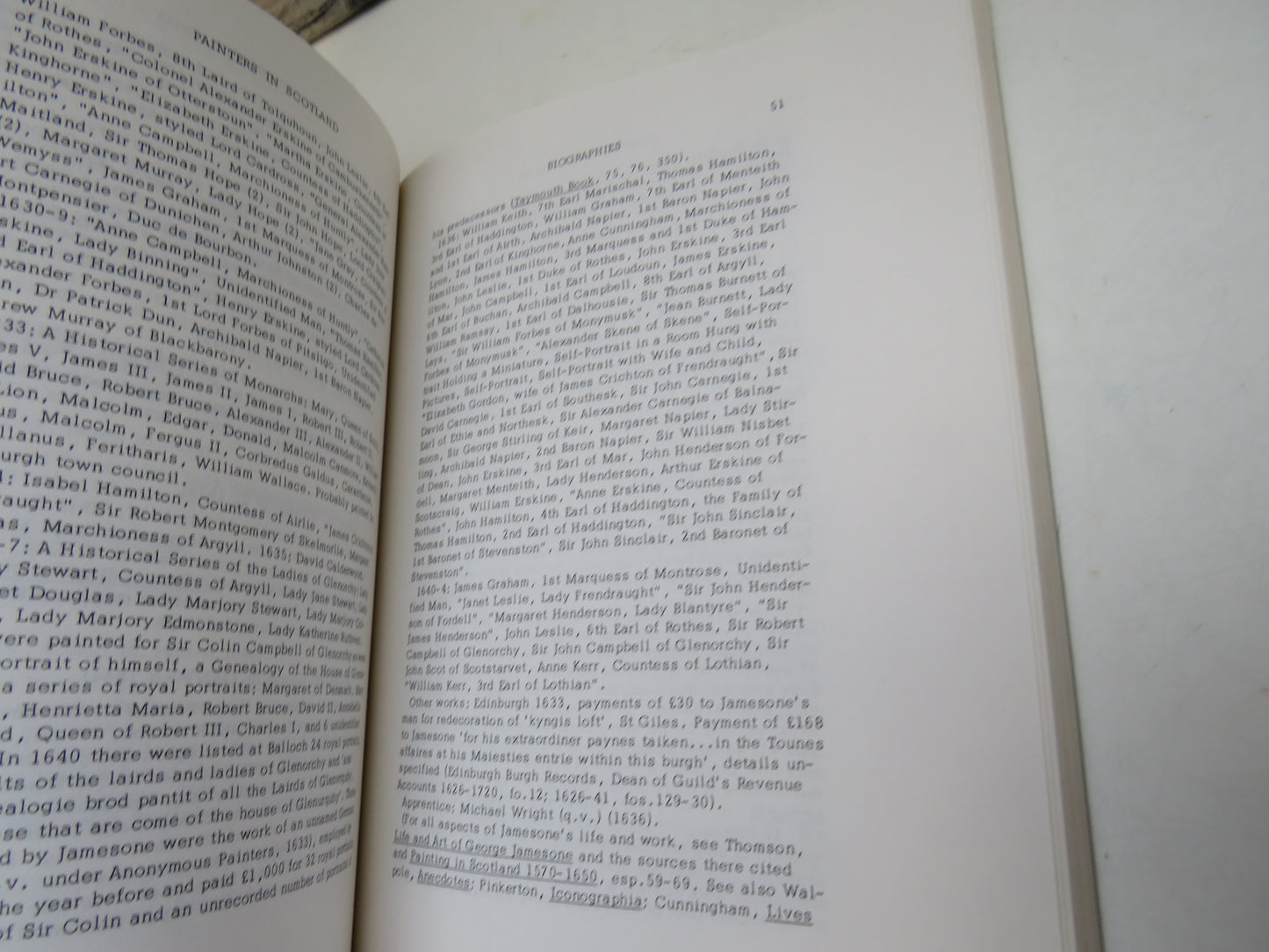 Painters In Scotland 1301-1700: A Biographical Dictionary by Apted & Hannabus (Scottish Art Reference Book, 1978)