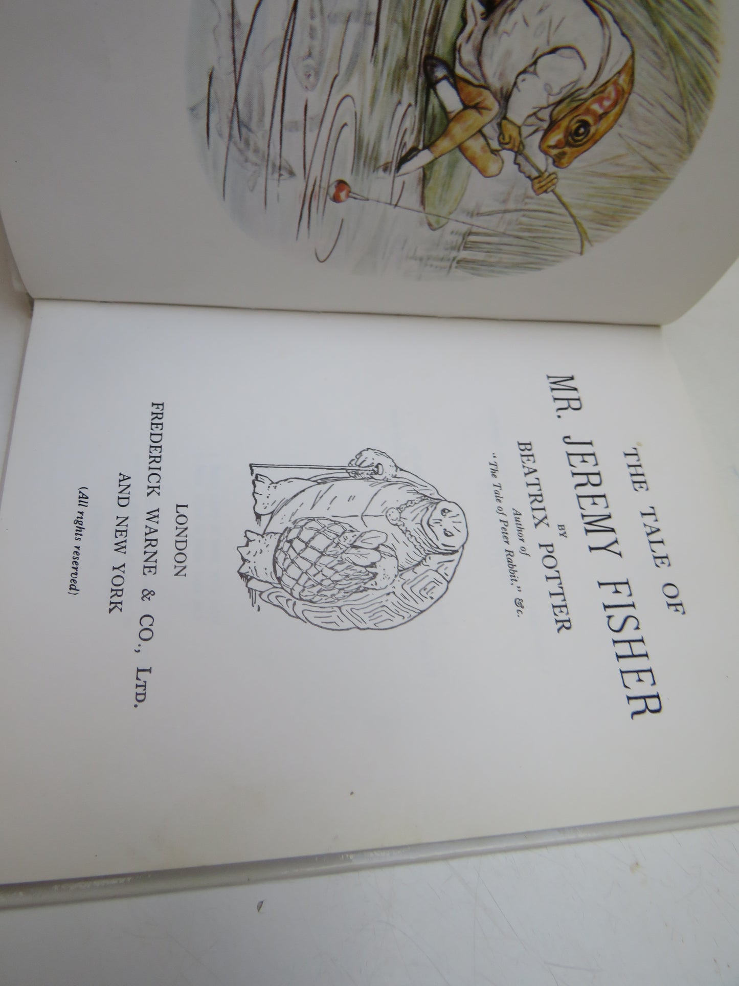 The Tale of Mr. Jeremy Fisher by Beatrix Potter (Children's Classic Book, 1906)