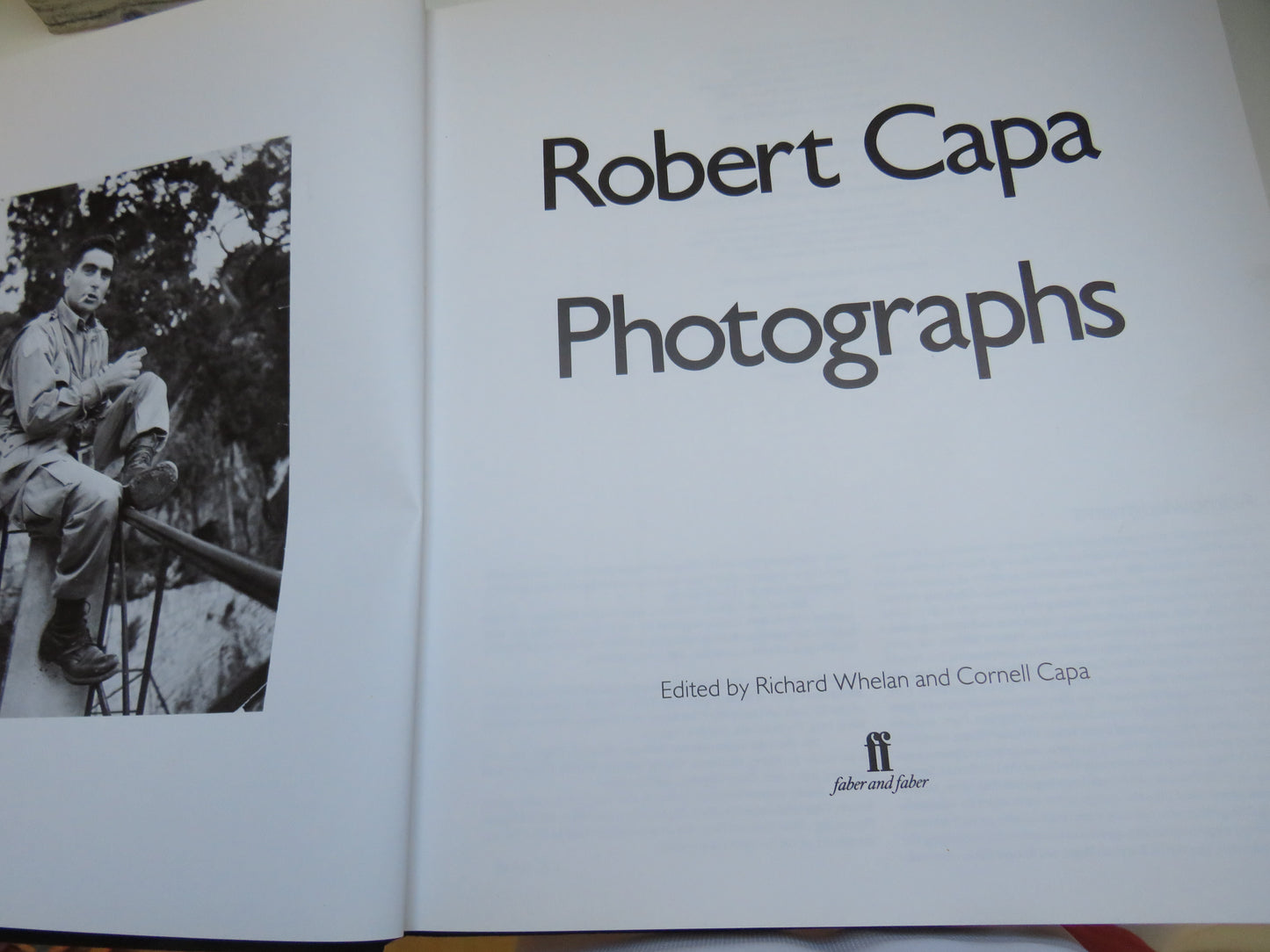 Robert Capa Photographs edited by Richard Whelan and Cornell Capa (Photography Book, 1985)