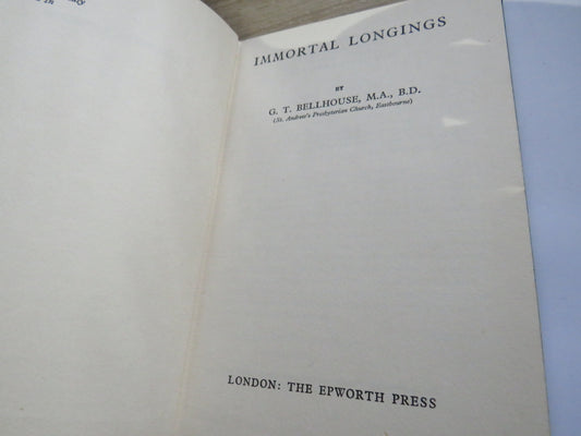 Immortal Longings By G.T. Bellhouse 1950