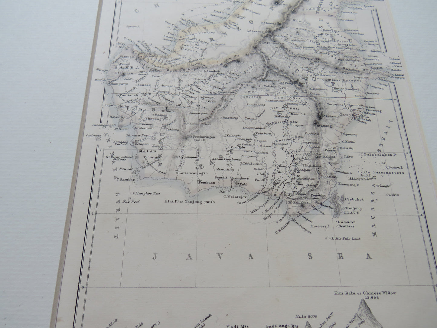 Borneo Reduced From The Large Map Constructed For The Borneo Church Mission Institution By Augustus Petermann
