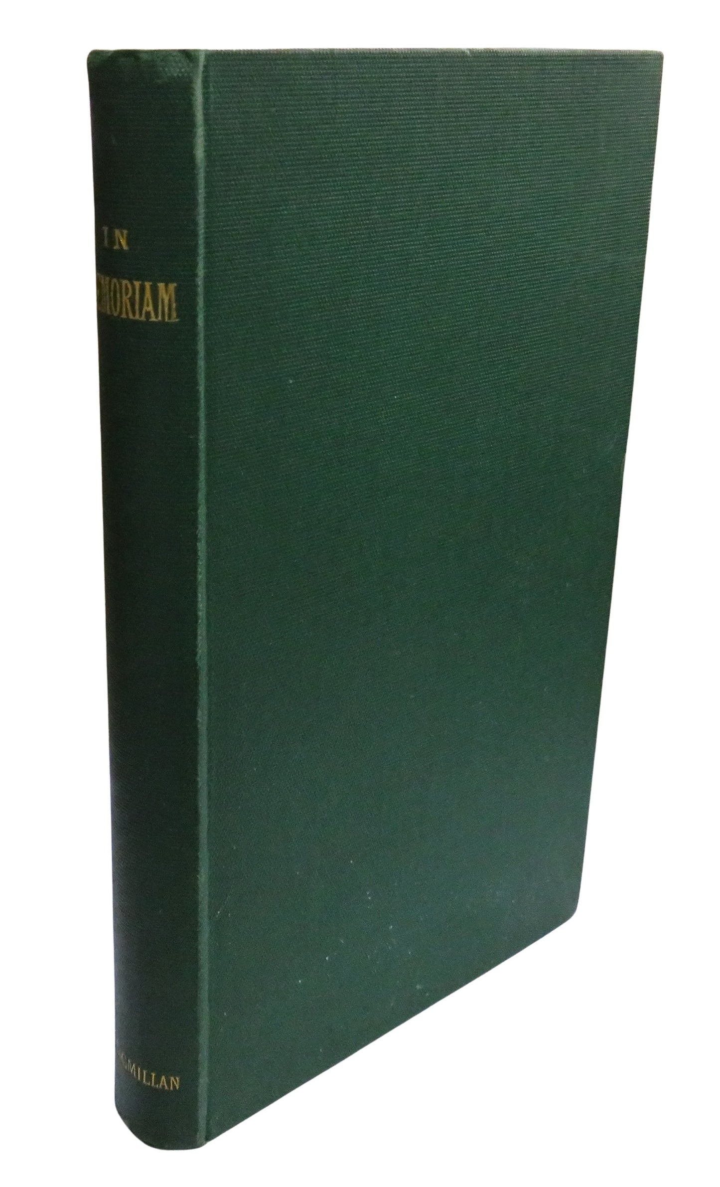 In Memoriam 1884 - London Macmillan and Co