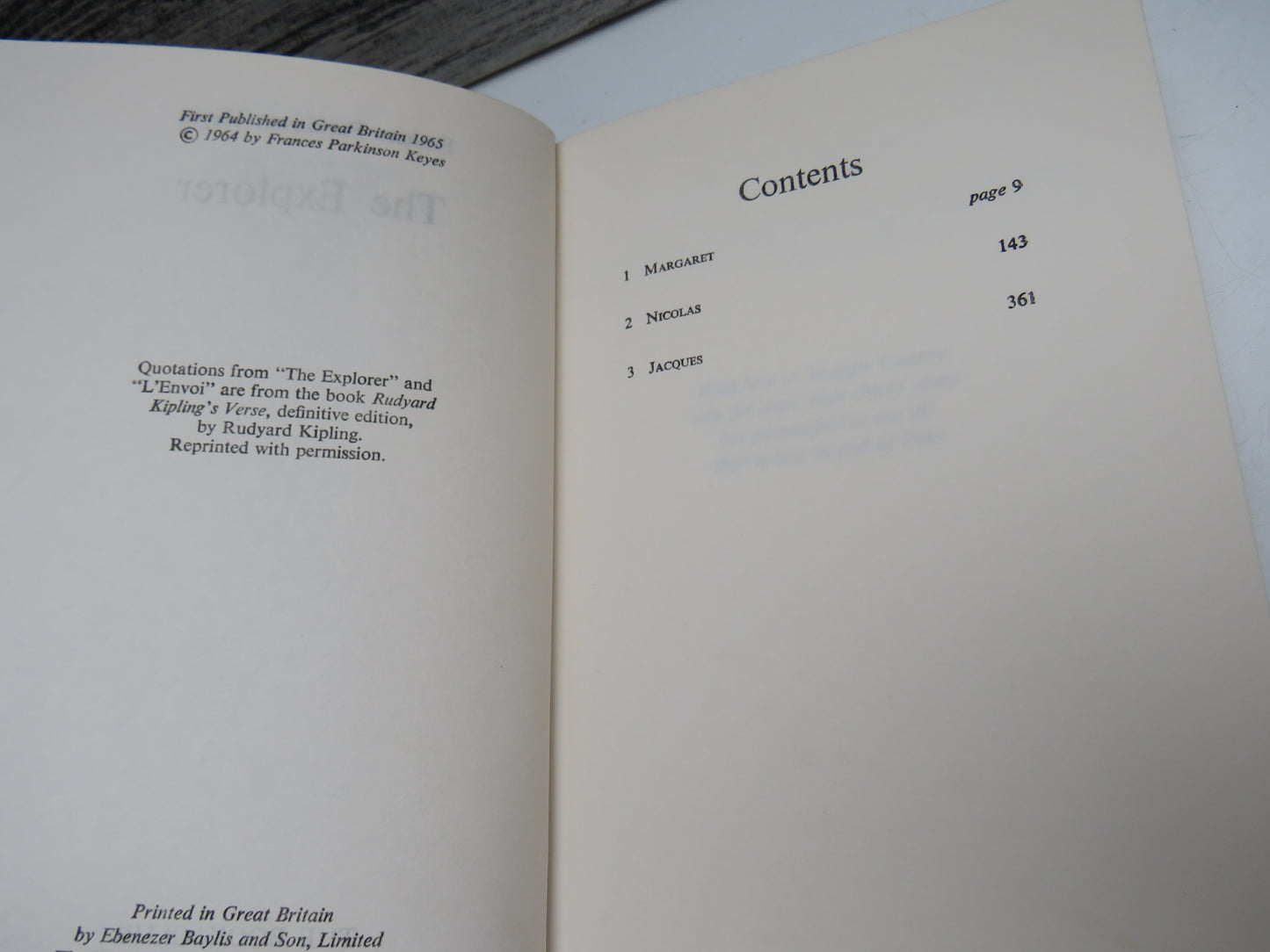 The Explorer By Francis Parkinson Keyes 1965 The Book Club