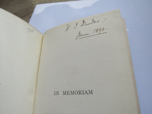 In Memoriam 1884 - London Macmillan and Co