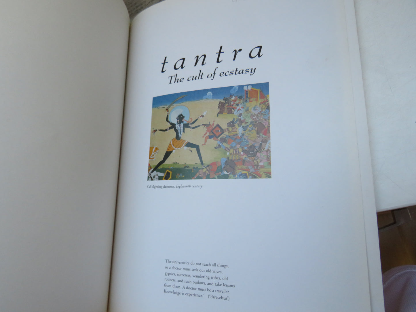 Tantra The Cult of Ecstasy by Indra Sinha (Spirituality Book, 1993)