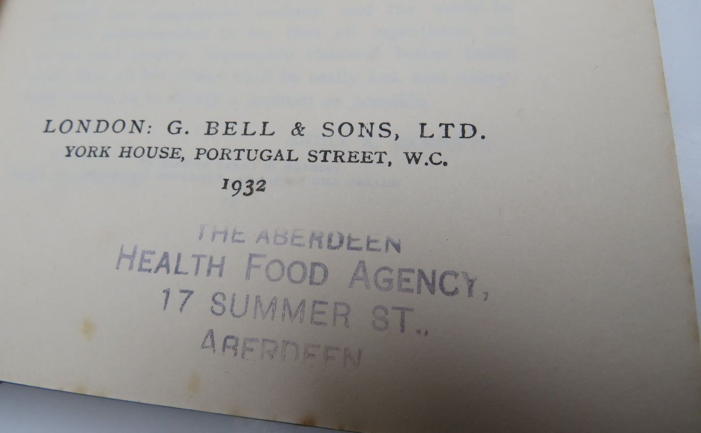 The Penlee Recipe Book By Annie A. Barnett 1932