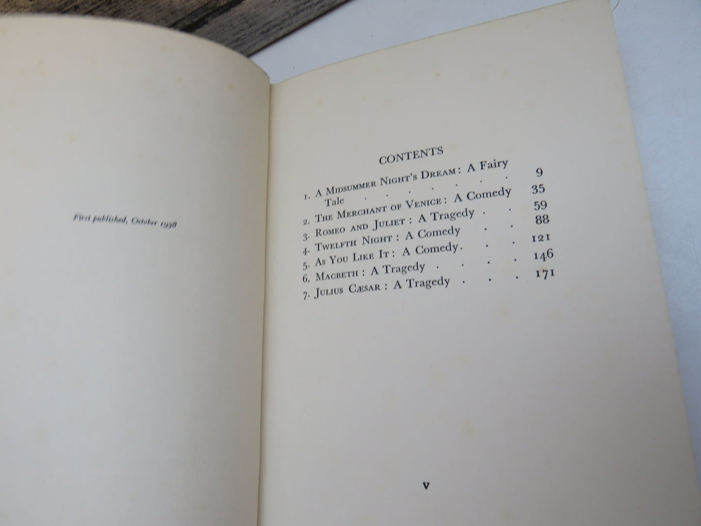 New Tales From Shakespeare by G. B. Harrison (Children's Plays Book, 1938)