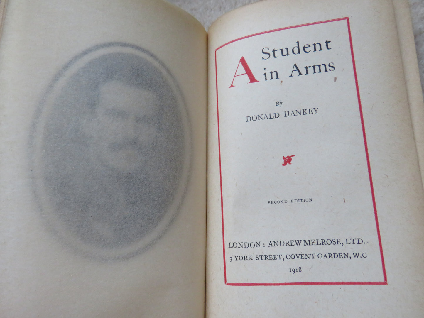 A Student In Arms By Donald Hankey 1918