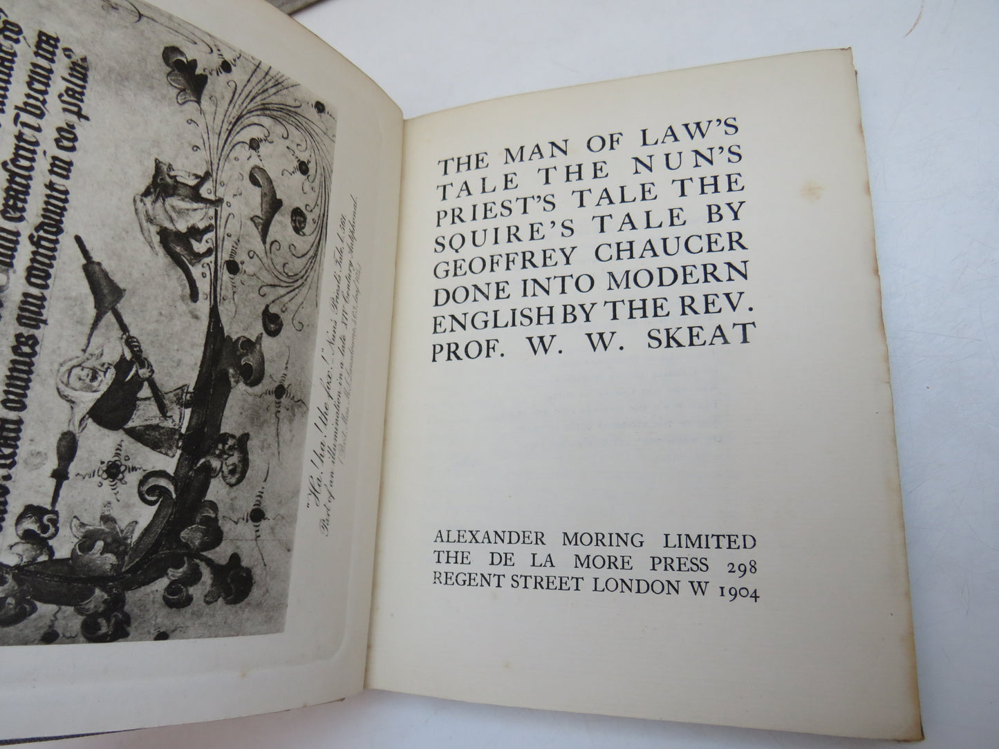 The Man of Law's Tale, The Nun's Tale, The Squire's Tale by Geoffrey Chaucer (Classic Literature Book, 1904)