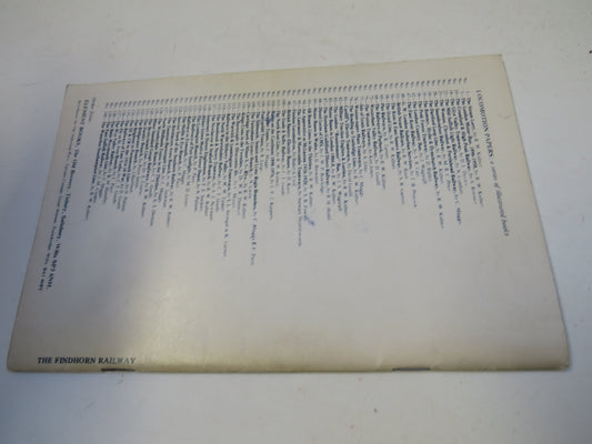 The Findhorn Railway By Ian K. Dawson