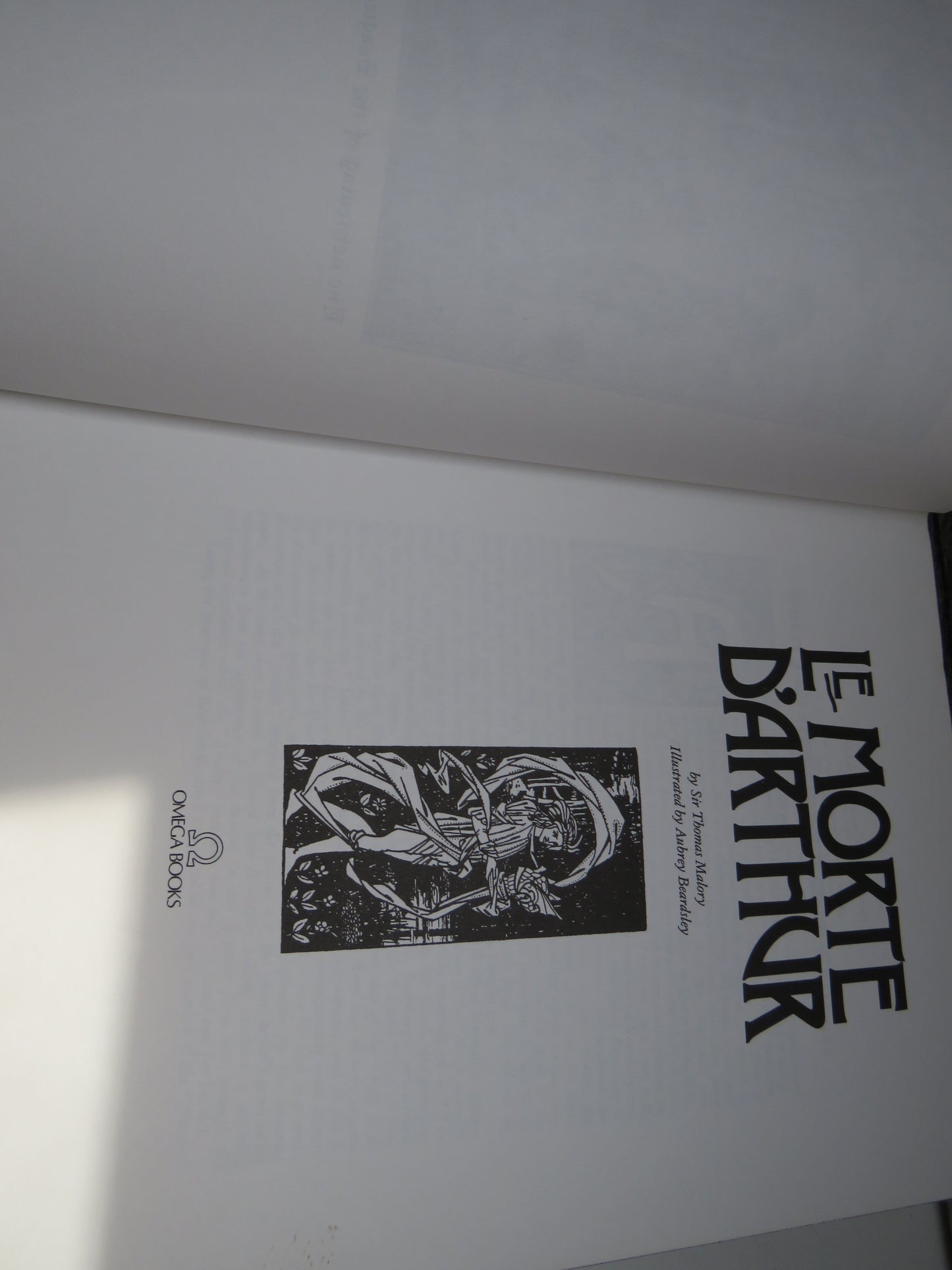 Le Morte D'Arthur By Sir Thomas Malory Illustrated By Aubrey Beardsley 1985