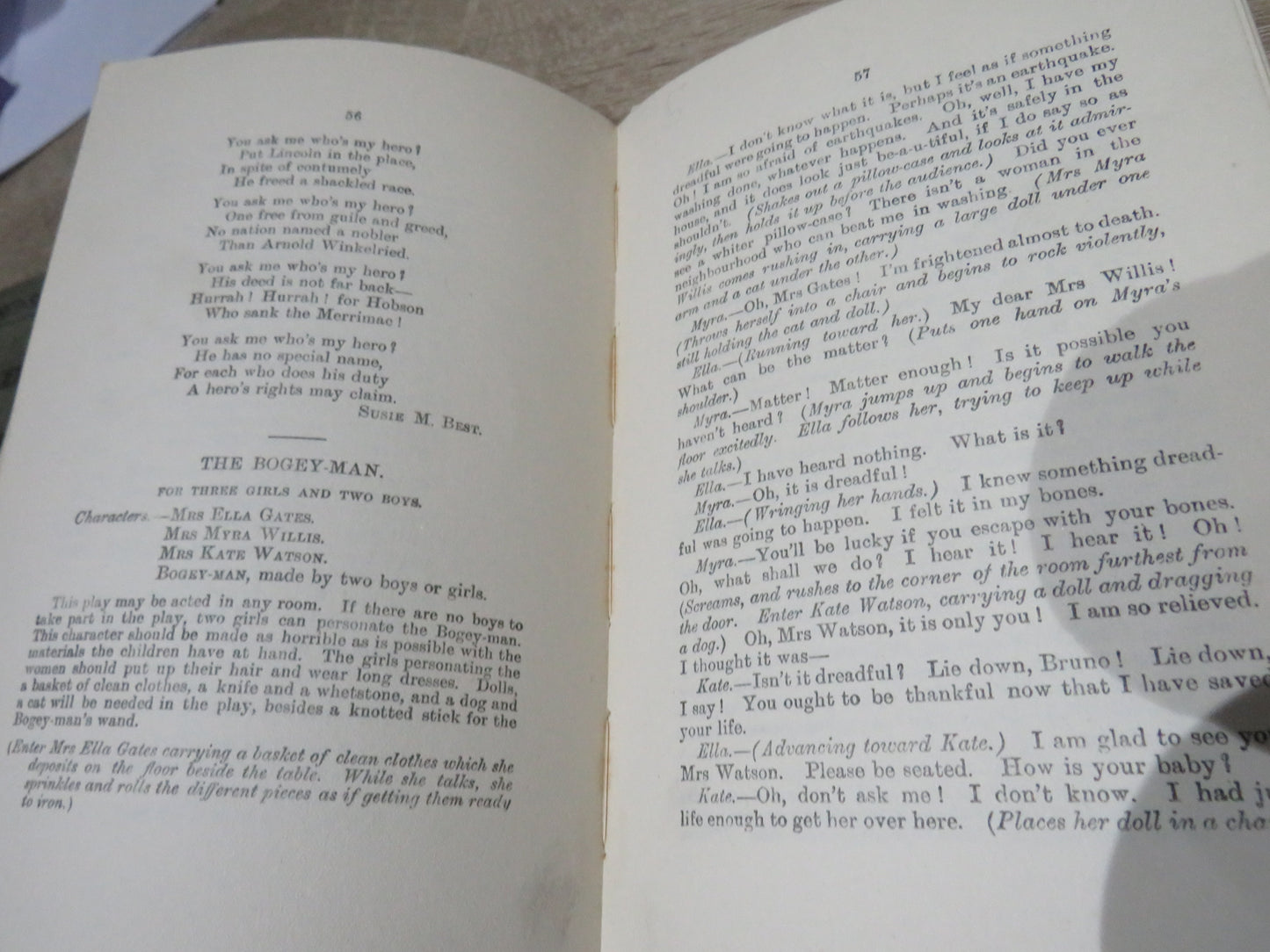Paterson's Recitations, Dialogues, Playlets for Juvenile Entertainments, 1909