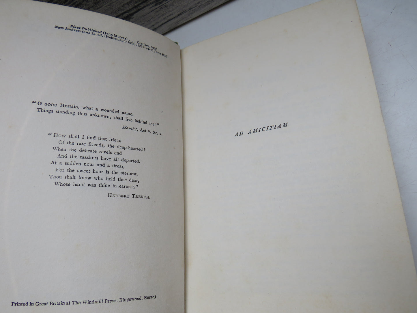 The Wounded Name By D.K. Broster 1930