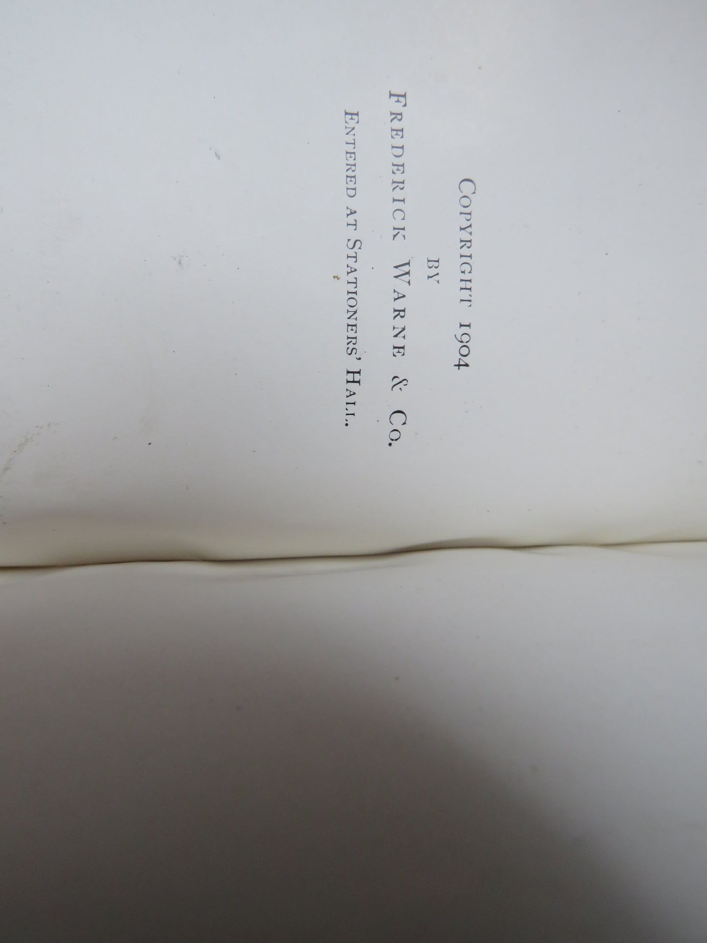 The Tale of Benjamin Bunny by Beatrix Potter, 1904, First Edition
