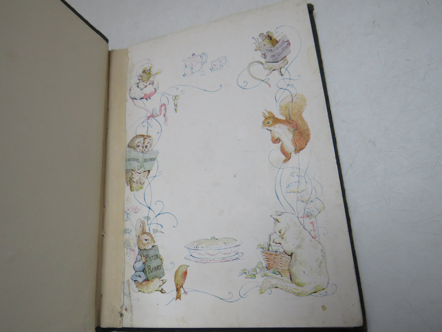 The Tale of Squirrel Nutkin by Beatrix Potter, 1903, First Edition, Antique Children's Book