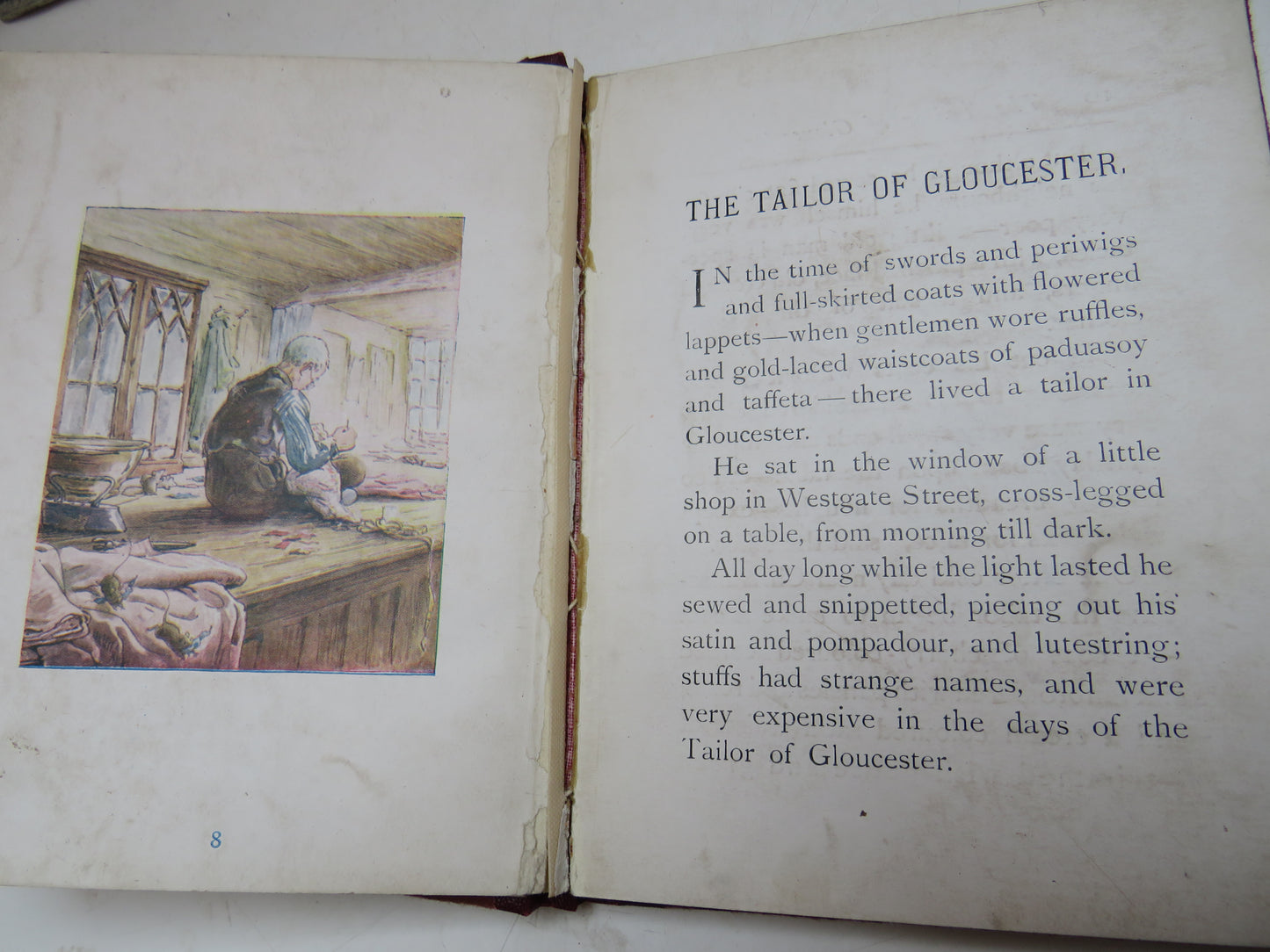 The Tailor of Gloucester by Beatrix Potter, 1903, First Edition, Antique Children's Book