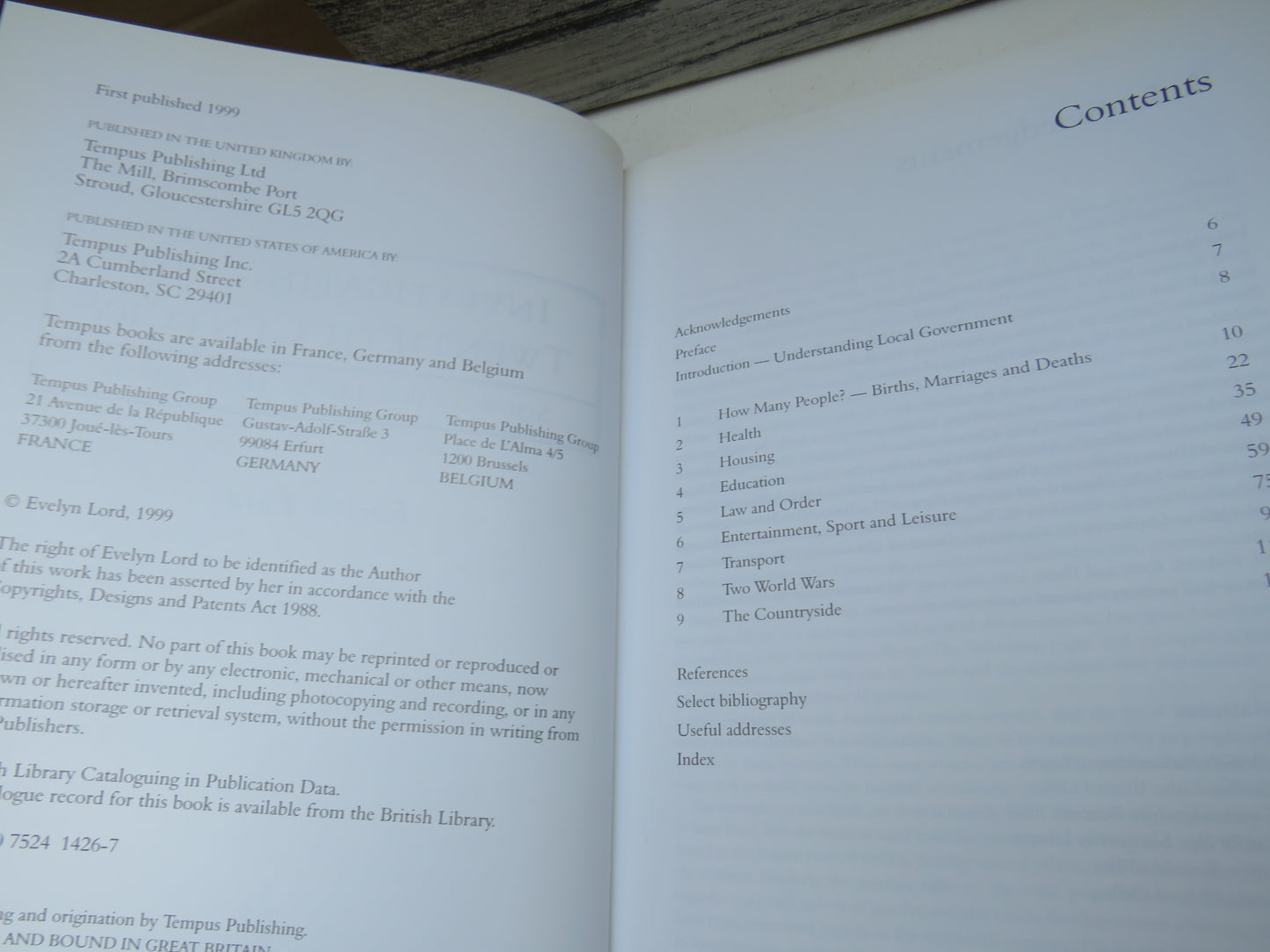 Investigating The Twentieth Century Sources For Local Historians By Evelyn Lord 1999