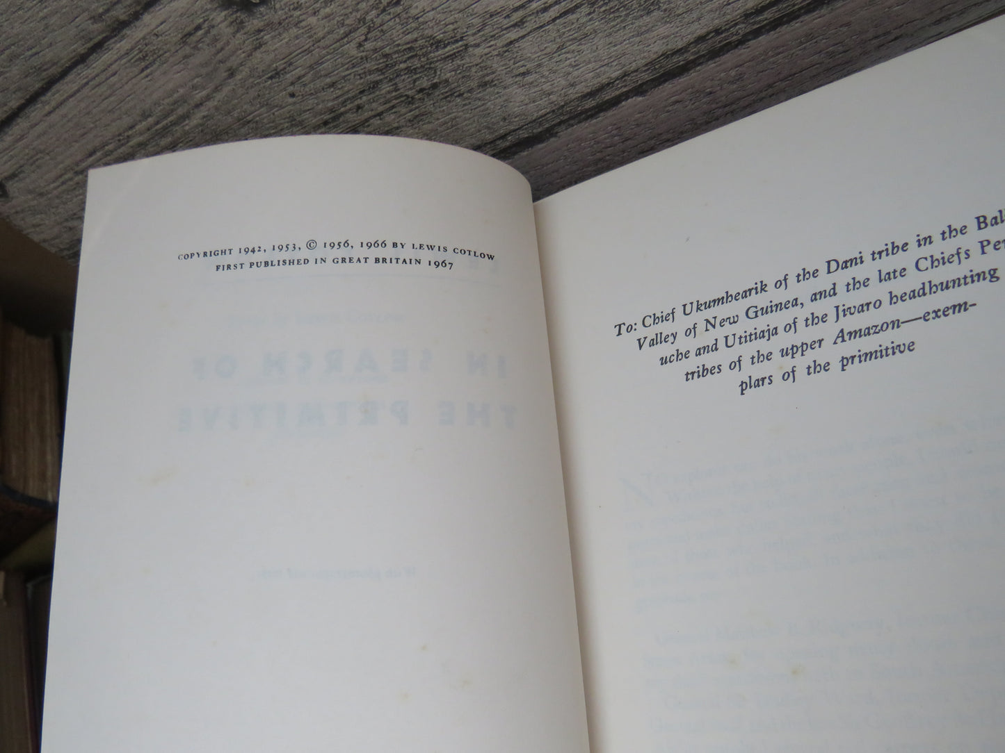 In Search of the Primitive by Lewis Cotlow, 1967