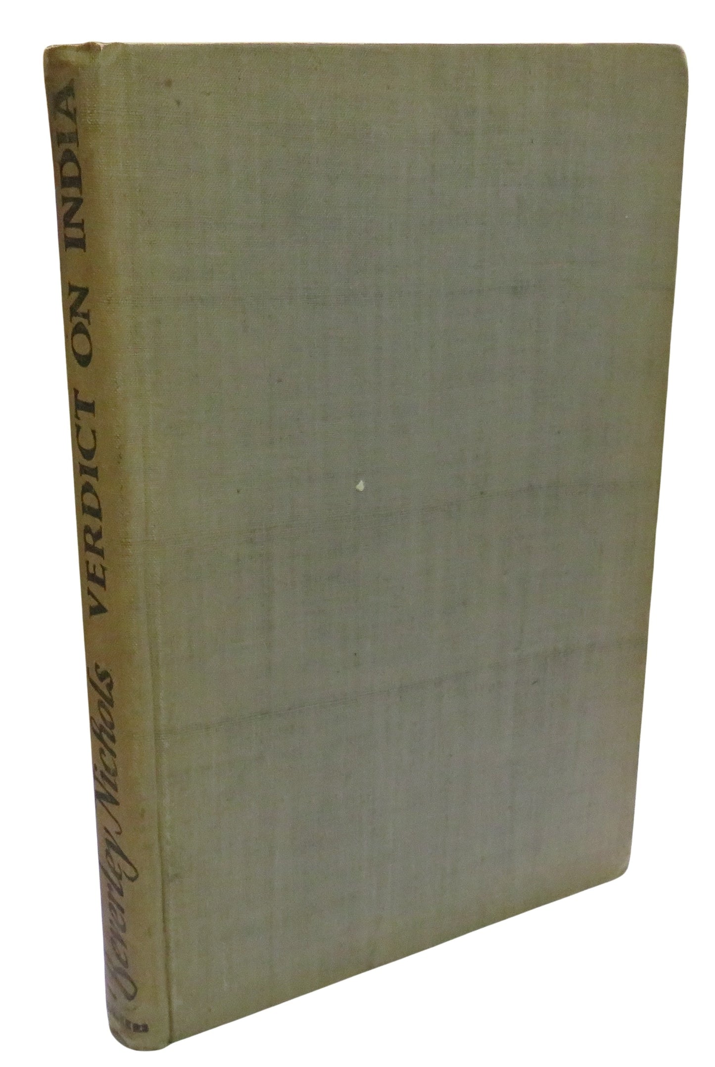 Verdict On India By Beverley Nichols 1944