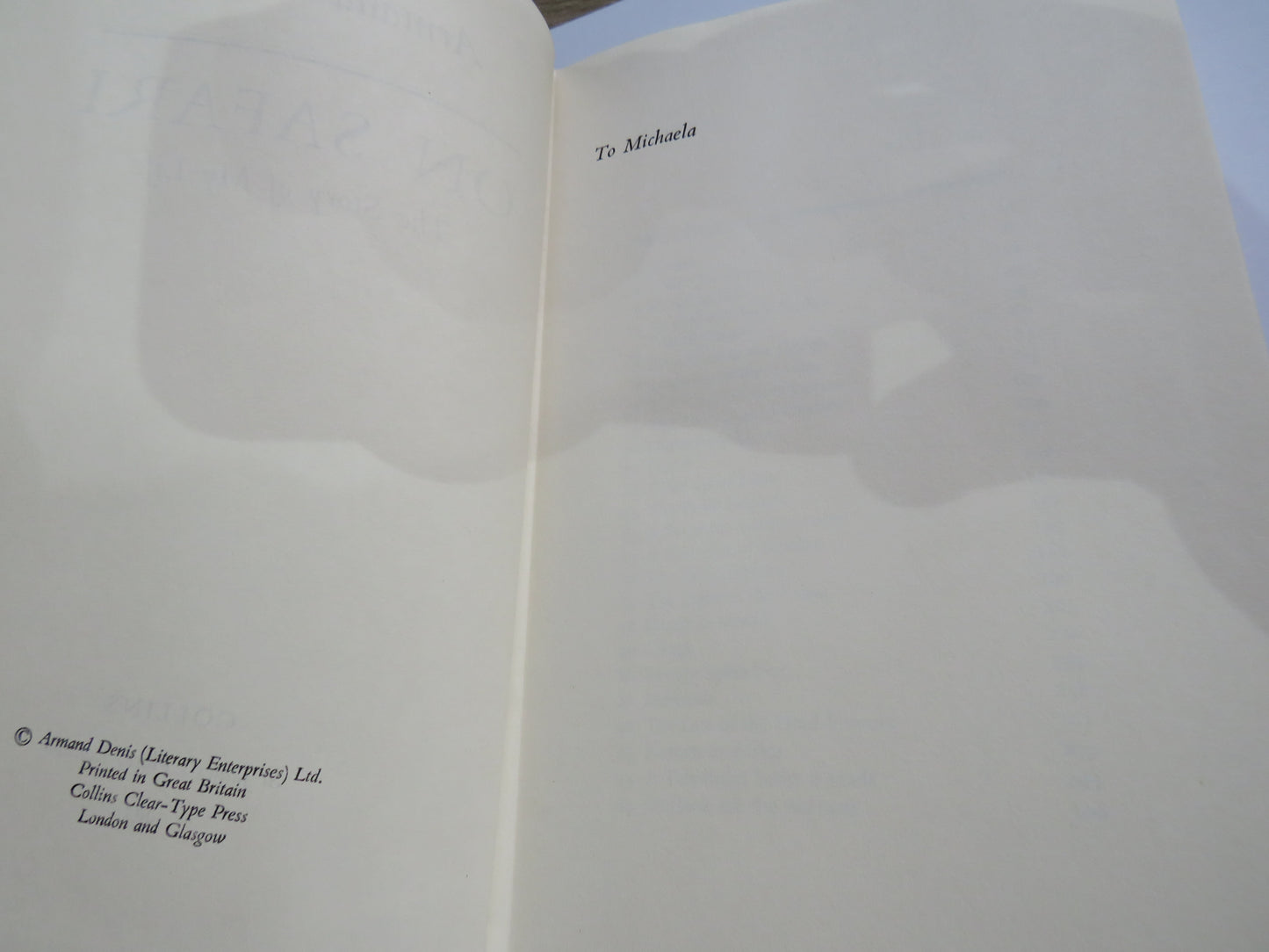 On Safari The Story of My Life By Armand Denis 1963