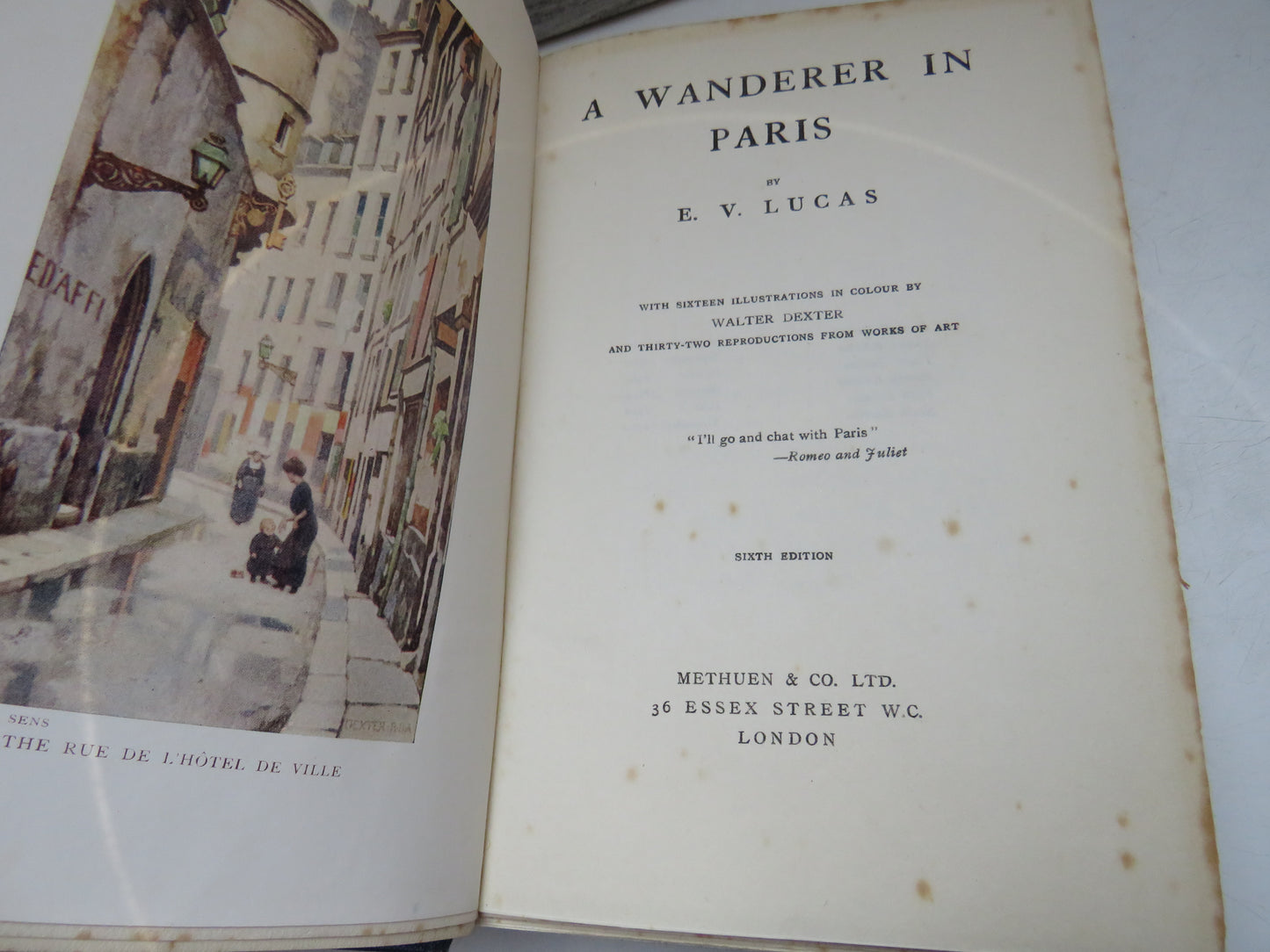A Wandered in Paris by E. V. Lucas, 1910