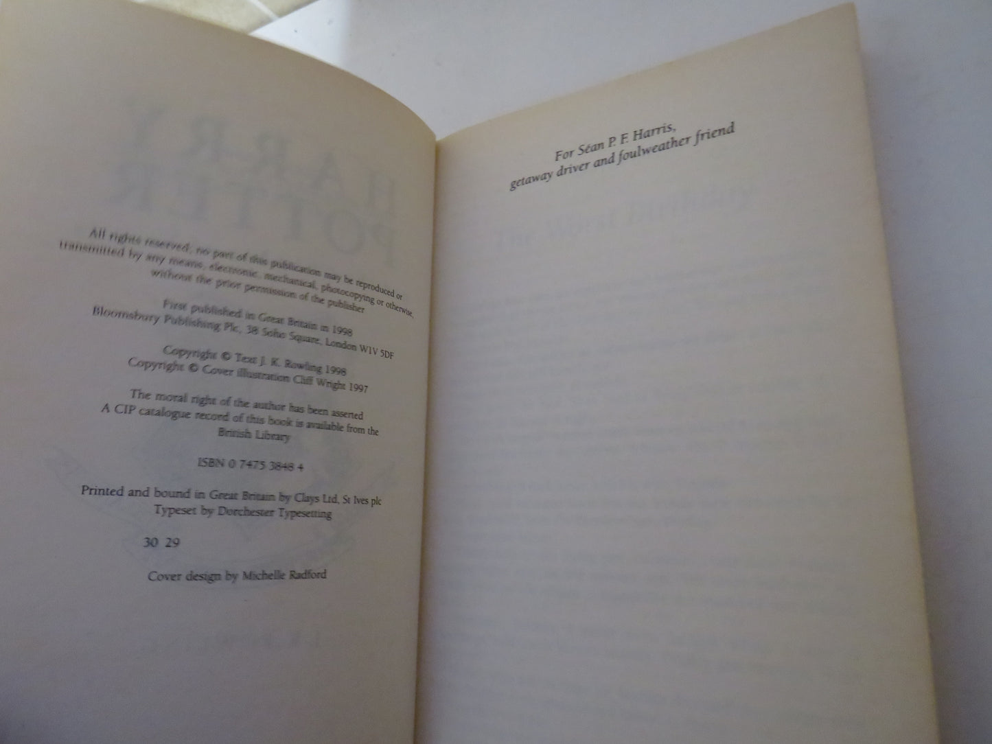 Harry Potter and The Chamber of Secrets By J.K. Rowling 1998