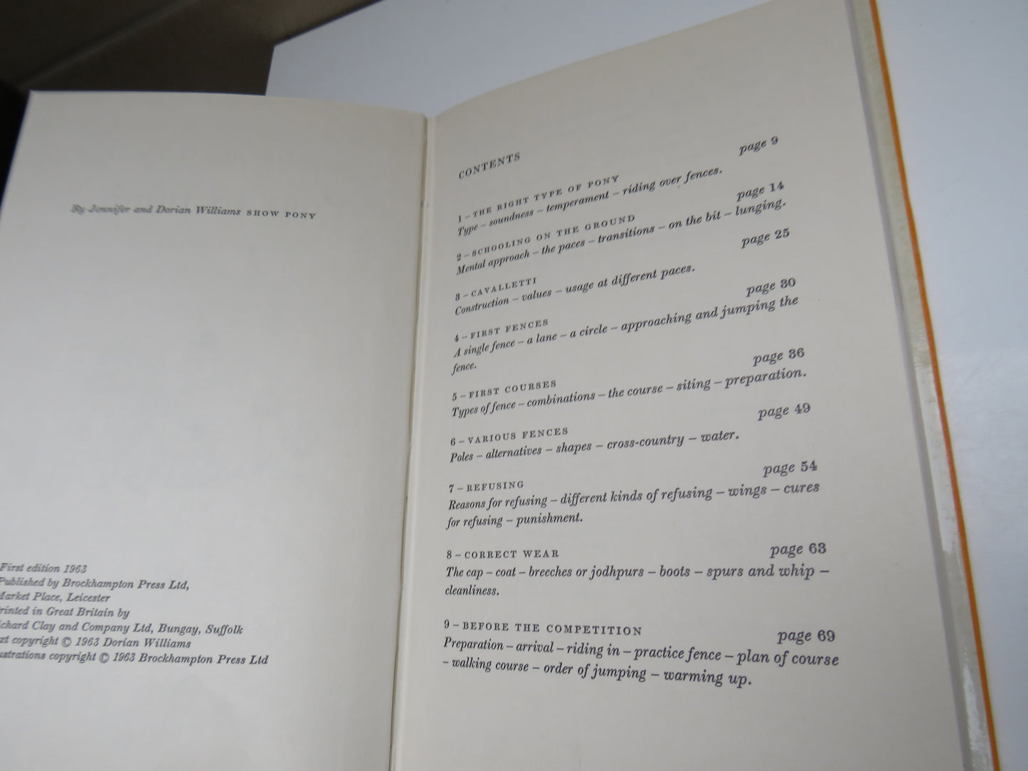 Pony To Jump With Drawings By Thelwell By Dorian Williams 1963 1st Edition