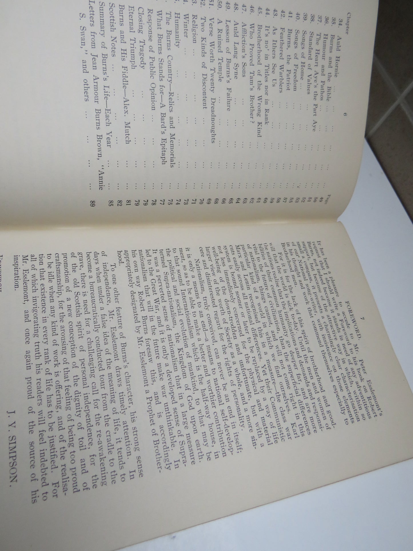 Brithers A' A Minute A Day With Burns Poet, Lover and Prophet of Britherhood By Peter Esslemont 1933