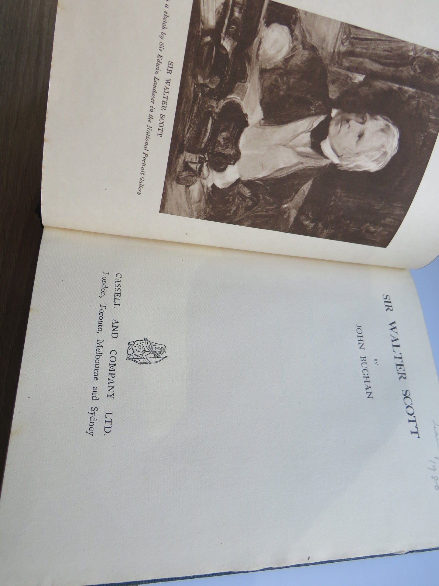 Sir Walter Scott By John Buchan 1932 1st Edition