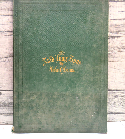 Auld Lang Syne by Robert Burns, Illustrated by George Harvey, 1859