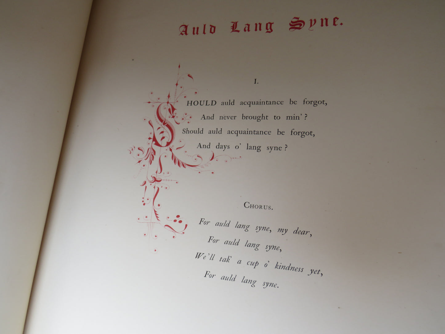 Auld Lang Syne by Robert Burns, Illustrated by George Harvey, 1859